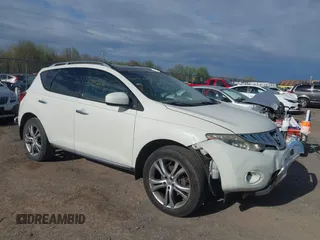 2009 Nissan Murano SL with VIN JN8AZ18W59W120710, listed as a IAAI auction lot 42156370 with 91,844 mi miles and . Bid and sale history available at DreamBid. Image 1.
