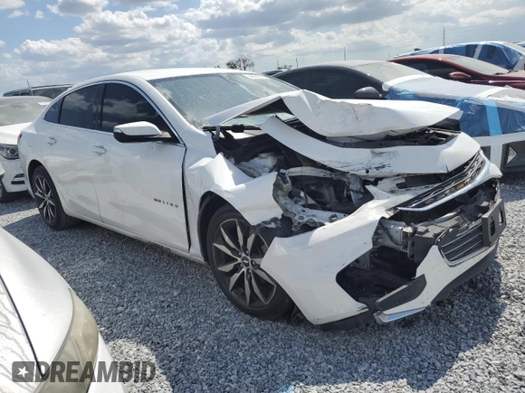 2018 Chevrolet Malibu LT with VIN 1G1ZD5ST6JF279624, listed as a Copart auction lot 54698195 with 183,147 mi miles and Salvage Title. Bid and sale history available at DreamBid. Image 4.