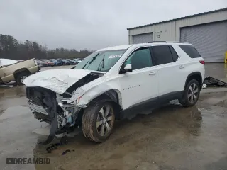2018 Chevrolet Traverse LT Leather with VIN 1GNERHKW5JJ113019, listed as a Copart auction lot 44029765 with 115,017 mi miles and Salvage Title. Bid and sale history available at carsss.com. Image 1.