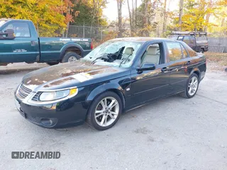 2008 Saab 9-5 with VIN YS3ED49G583500790, listed as a IAAI auction lot 40663864 with 125,363 mi miles. Bid and sale history available at carsss.com. Image 2.