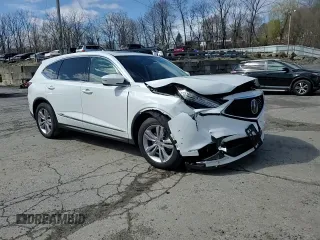 2022 Acura MDX with VIN 5J8YE1H34NL001829, listed as a Copart auction lot 51381795 with 50,698 mi miles and Salvage Title. Bid and sale history available at carsss.com. Image 11.