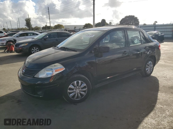 2010 Nissan Versa 1.6 with VIN 3N1CC1AP0AL366599, listed as a Copart auction lot 44592695 with 184,527 mi miles and Salvage Title. Bid and sale history available at carsss.com. Image 1.