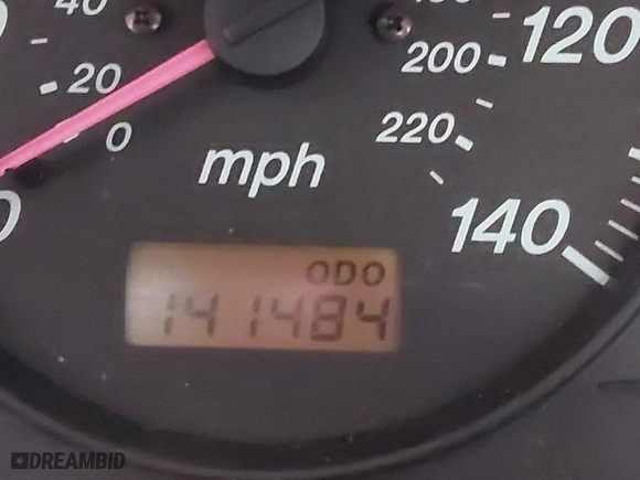 2003 Mazda Protege DX with VIN JM1BJ225030124381, listed as a IAAI auction lot 41607937 with 141,484 mi miles. Bid and sale history available at carsss.com. Image 15.