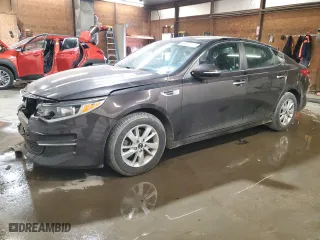 2018 Kia Optima LX with VIN KNAGT4L34J5235411, listed as a Copart auction lot 49803105 with 94,765 mi miles and Salvage Title. Bid and sale history available at carsss.com. Image 1.