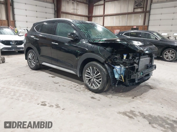 2020 Hyundai Tucson Ultimate with VIN KM8J3CAL2LU188647, listed as a IAAI auction lot 42166531 with 24,521 mi miles and . Bid and sale history available at DreamBid. Image 1.