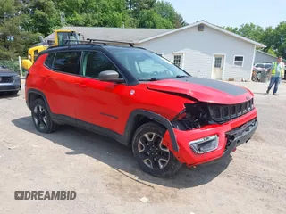 2018 Jeep Compass Trailhawk with VIN 3C4NJDDBXJT334496, listed as a IAAI auction lot 42400835 with 188,896 mi miles and . Bid and sale history available at DreamBid. Image 1.