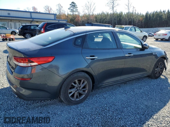 2020 Kia Optima LX with VIN 5XXGT4L32LG386040, listed as a Copart auction lot 82916454 with 84,807 mi miles and Salvage title. Bid and sale history available at DreamBid. Image 3.