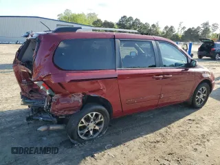 2014 Kia Sedona LX with VIN KNDMG4C71E6547005, listed as a Copart auction lot 51817335 with 224,244 mi miles and Salvage Title. Bid and sale history available at carsss.com. Image 3.