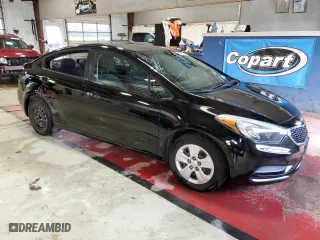 2015 Kia Forte LX with VIN KNAFX4A63F5412860, listed as a Copart auction lot 54139645 with 62,035 mi miles and Salvage Title. Bid and sale history available at carsss.com. Image 4.