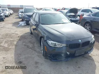 2018 BMW 3 Series 320i xDrive with VIN WBA8E5G53JNU45630, listed as a IAAI auction lot 41561495 with 110,058 mi miles. Bid and sale history available at carsss.com. Image 1.