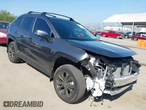 2024 Toyota RAV4 Hybrid XLE Premium with VIN 2T3B6RFV5RW058841, listed as a IAAI auction lot 41992425 with 22,073 mi miles and . Bid and sale history available at DreamBid. Image 1.