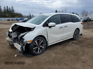 2018 Honda Odyssey Touring with VIN 5FNRL6H89JB505436, listed as a Copart auction lot 49067375 with 173,693 mi miles and Salvage Title. Bid and sale history available at carsss.com. Image 1.