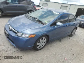 2006 Honda Civic LX with VIN 1HGFA16506L038563, listed as a Copart auction lot 58423365 with 203,493 mi miles and Salvage title. Bid and sale history available at DreamBid. Image 1.