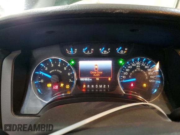 2014 Ford F-150 XL with VIN 1FTFW1EF4EKE00926, listed as a Copart auction lot 54425475 with 153,163 mi miles and Salvage Title. Bid and sale history available at carsss.com. Image 9.