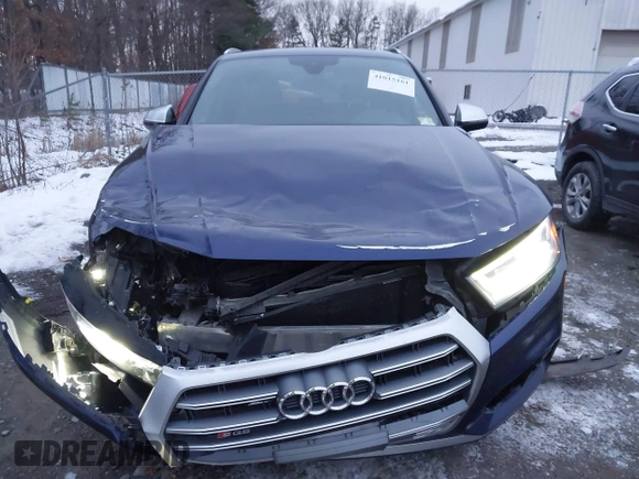 2018 Audi SQ5 Premium Plus with VIN WA1A4AFY2J2085029, listed as a IAAI auction lot 41015161 with 84,590 mi miles and . Bid and sale history available at DreamBid. Image 12.