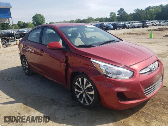 2017 Hyundai Accent SE with VIN KMHCT4AE0HU358480, listed as a Copart auction lot 49558293 with 96,561 mi miles. Bid and sale history available at carsss.com. Image 4.