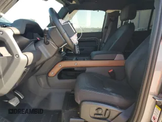 2023 Land Rover Defender X with VIN SALEX7EUXP2200655, listed as a Copart auction lot 56736425 with 28,559 mi miles and Salvage title. Bid and sale history available at DreamBid. Image 7.