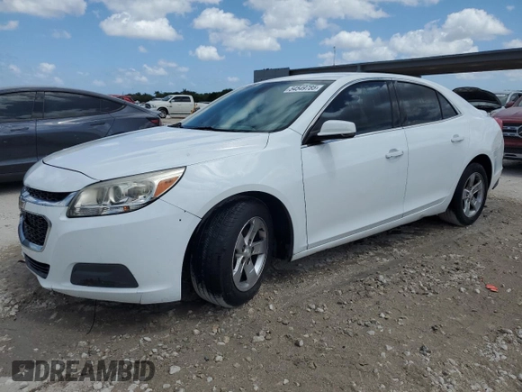 2016 Chevrolet Malibu LT with VIN 1G11C5SA0GF117284, listed as a Copart auction lot 54549785 with 209,068 mi miles and Clean Title. Bid and sale history available at DreamBid. Image 1.
