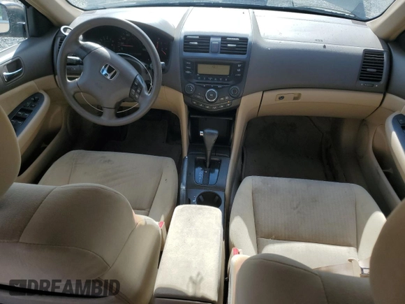 2003 Honda Accord LX with VIN 1HGCM56303A145989, listed as a Copart auction lot 56981815 with 67,652 mi miles and Salvage title. Bid and sale history available at DreamBid. Image 8.