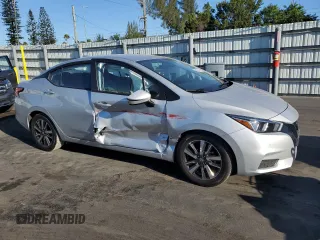 2021 Nissan Versa SV with VIN 3N1CN8EV8ML835227, listed as a Copart auction lot 49440045 with 70,415 mi miles and Non Repairable. Bid and sale history available at DreamBid. Image 4.
