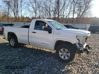 2022 GMC Sierra 1500 Limited Pro with VIN 3GTN9AEK0NG215196, listed as a Copart auction lot 80312004 with 28,584 mi miles and Salvage Title. Bid and sale history available at carsss.com. Image 4.