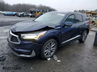 2019 Acura RDX w/Technology Pkg with VIN 5J8TC2H50KL020199, listed as a Copart auction lot 84663684 with 87,963 mi miles and Salvage Title. Bid and sale history available at carsss.com. Image 1.