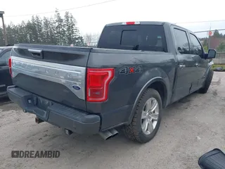 2015 Ford F-150 XLT with VIN 1FTEW1EGXFFC41635, listed as a IAAI auction lot 41765722 with 128,844 mi miles. Bid and sale history available at carsss.com. Image 4.