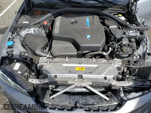 2023 BMW 3 Series 330e with VIN 3MW39FF09P8C95660, listed as a Copart auction lot 47651645 with 28,484 mi miles and Salvage Title. Bid and sale history available at carsss.com. Image 11.