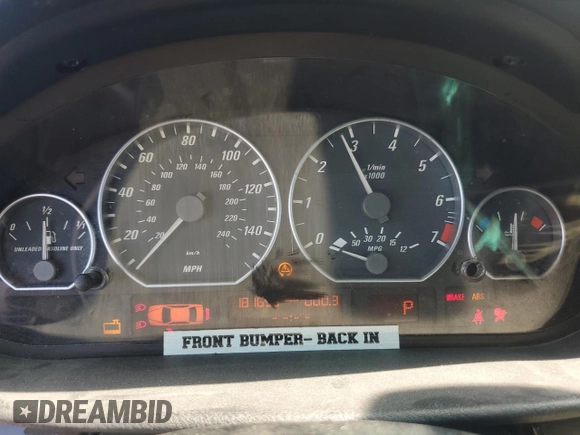 2004 BMW 3 Series 330Ci with VIN WBABD534X4PL10031, listed as a Copart auction lot 54153485 with 181,653 mi miles and Salvage title. Bid and sale history available at DreamBid. Image 9.