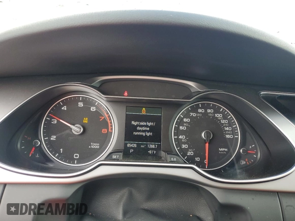 2013 Audi allroad Premium Plus with VIN WA1UFAFL1DA069281, listed as a Copart auction lot 41398815 with 65,426 mi miles and Salvage Title. Bid and sale history available at carsss.com. Image 9.