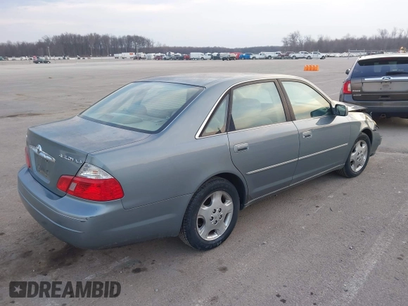 2003 Toyota Avalon XL with VIN 4T1BF28B43U314526, listed as a IAAI auction lot 41887173 with 224,547 mi miles and . Bid and sale history available at carsss.com. Image 4.