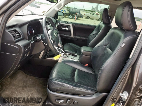 2014 Toyota 4Runner SR5 with VIN JTEZU5JR7E5082546, listed as a Copart auction lot 63585125 with 149,663 mi miles and Salvage title. Bid and sale history available at DreamBid. Image 7.