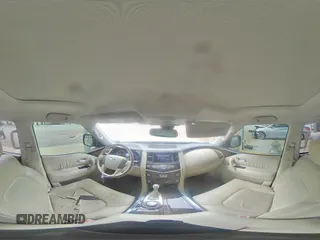 2012 Infiniti QX56 7-passenger with VIN JN8AZ2NE5C9017245, listed as a Copart auction lot 79654654 with 153,294 mi miles and Salvage Title. Bid and sale history available at carsss.com. Image 13.