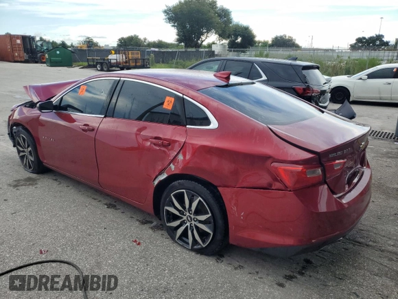 2016 Chevrolet Malibu LT with VIN 1G1ZF5SX0GF240405, listed as a Copart auction lot 67476264 with Not Provided miles and Salvage Title. Bid and sale history available at DreamBid. Image 2.