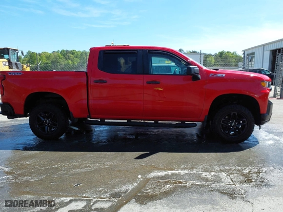 2021 Chevrolet Silverado 1500 Custom Trail Boss with VIN 1GCPYCEH5MZ173277, listed as a IAAI auction lot 41595244 with 100,611 mi miles. Bid and sale history available at carsss.com. Image 13.