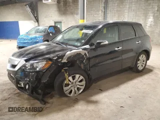 2011 Acura RDX Tech Pkg with VIN 5J8TB1H59BA006200, listed as a Copart auction lot 47024505 with 182,857 mi miles and Salvage Title. Bid and sale history available at carsss.com. Image 1.