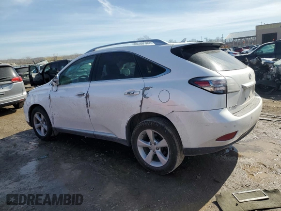 2010 Lexus RX 350 with VIN 2T2BK1BA1AC048463, listed as a Copart auction lot 45956115 with 218,048 mi miles and Salvage Title. Bid and sale history available at carsss.com. Image 2.