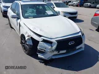 2018 Infiniti Q50 3.0t LUXE with VIN JN1EV7AP7JM353893, listed as a IAAI auction lot 41974467 with 160,214 mi miles. Bid and sale history available at carsss.com. Image 6.