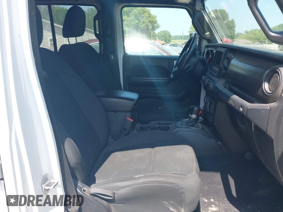 2018 Jeep Wrangler Unlimited Sport S with VIN 1C4HJXDGXJW146873, listed as a IAAI auction lot 42404813 with 73,929 mi miles and . Bid and sale history available at DreamBid. Image 5.