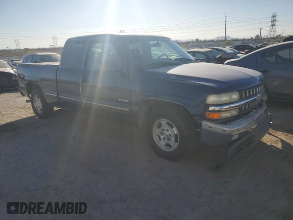 1999 Chevrolet Silverado 1500 Work Truck with VIN 1GCEC19T6XZ106331, listed as a Copart auction lot 53157285 with 164,719 mi miles and Salvage Title. Bid and sale history available at carsss.com. Image 4.