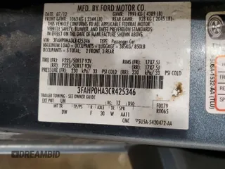 2012 Ford Fusion SE z VIN 3FAHP0HA3CR425346, wystawiony jako Copart lot #60815425 z przebiegiem 163 465 mil mil oraz Szkoda całkowita • Salvage title. Historia ofert i sprzedaży dostępna na DreamBid. Obrazek 12.