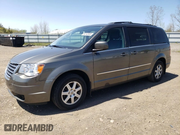 2010 Chrysler Town & Country Touring Plus with VIN 2A4RR8D11AR405610, listed as a Copart auction lot 54742655 with 56,380 mi miles and Salvage Title. Bid and sale history available at DreamBid. Image 1.
