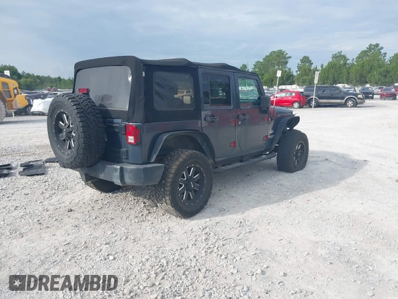 2007 Jeep Wrangler Unlimited Sahara with VIN 1J4GB59167L221686, listed as a IAAI auction lot 42473996 with 151,065 mi miles and . Bid and sale history available at DreamBid. Image 4.