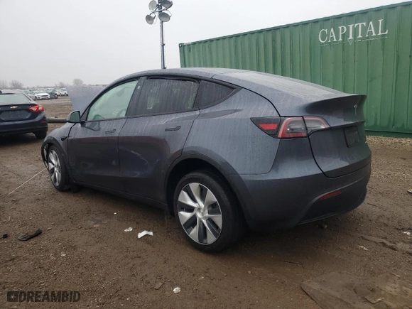 2023 Tesla Model Y Long Range with VIN 7SAYGDEE8PF877148, listed as a Copart auction lot 86448004 with 13,359 mi miles and Salvage Title. Bid and sale history available at carsss.com. Image 2.