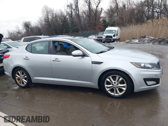 2013 Kia Optima EX with VIN 5XXGN4A78DG187706, listed as a IAAI auction lot 41424932 with 116,625 mi miles and . Bid and sale history available at DreamBid. Image 13.