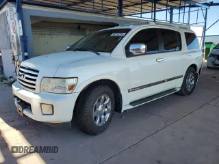 2007 Infiniti QX56 with VIN 5N3AA08A57N801070, listed as a Copart auction lot 68133254 with 0 mi miles and Salvage Title. Bid and sale history available at carsss.com. Image 1.