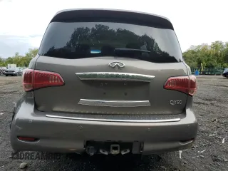 2014 Infiniti QX80 with VIN JN8AZ2NC4E9350828, listed as a Copart auction lot 72856614 with 80,717 mi miles and Salvage Title. Bid and sale history available at carsss.com. Image 6.