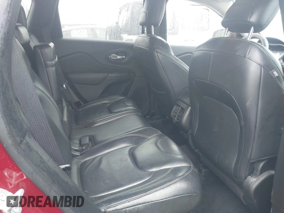2017 Jeep Cherokee Limited with VIN 1C4PJLDB5HW516775, listed as a IAAI auction lot 41798412 with 106,186 mi miles. Bid and sale history available at carsss.com. Image 8.
