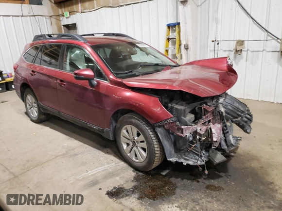 2018 Subaru Outback Premium with VIN 4S4BSAFC7J3382324, listed as a Copart auction lot 60302605 with Not provided miles and Salvage title. Bid and sale history available at DreamBid. Image 4.