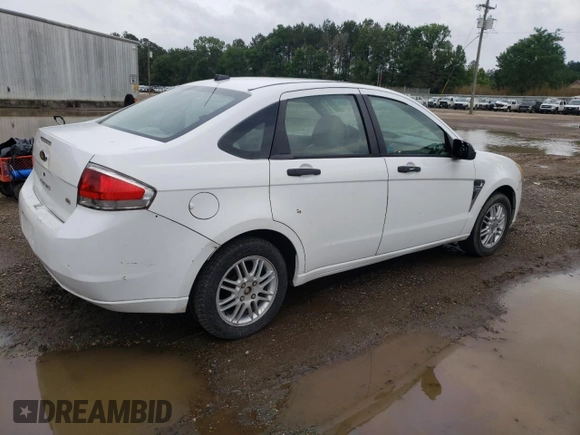 2008 Ford Focus SE with VIN 1FAHP35N58W297866, listed as a Copart auction lot 55307685 with 246,122 mi miles and Salvage Title. Bid and sale history available at DreamBid. Image 3.